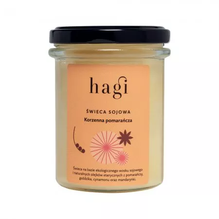 Hagi Mała świeca sojowa Korzenna Pomarańcza 215ml