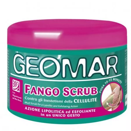 Geomar Fango Scrub, antycellulitowy błotny peeling do ciała, 500ml