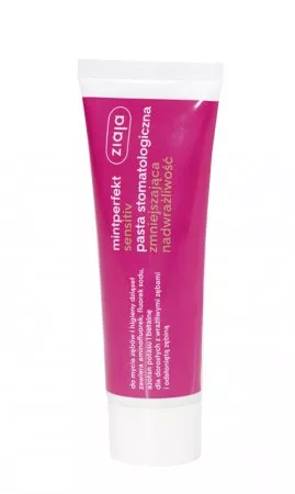 Ziaja Mintperfekt Sensitiv, pasta do zębów zmniejszająca nadwrażliwość, 75ml