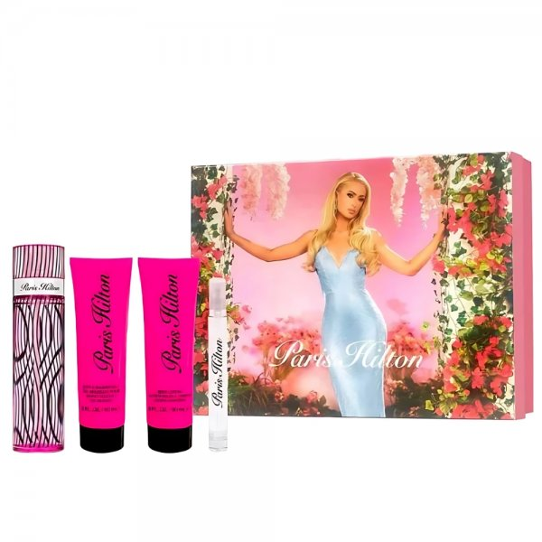 Paris Hilton Paris Hilton zestaw woda perfumowana spray 100ml + balsam do ciała 90ml + żel pod prysznic 90ml + woda perfumowana spray 10ml (W)