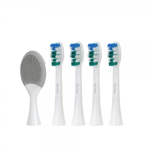 Lovio SonicProtect PRO końcówki do szczoteczki sonicznej miękkie Białe LVTB124WK-HS 5szt