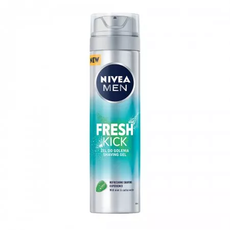 Nivea Men Fresh Kick odświeżający żel do golenia 200ml