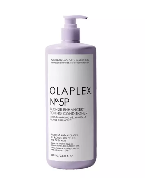 Olaplex No.5P Blonde Enhancer Toning Conditioner, odbudowująca odżywka niwelująca żółte refleksy do włosów blond, 1000ml