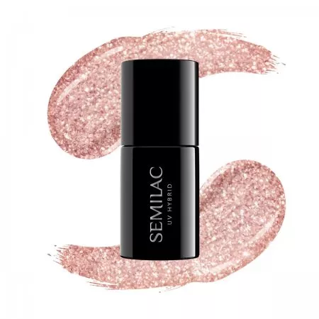Semilac lakier hybrydowy 094 Pink Gold, 7ml
