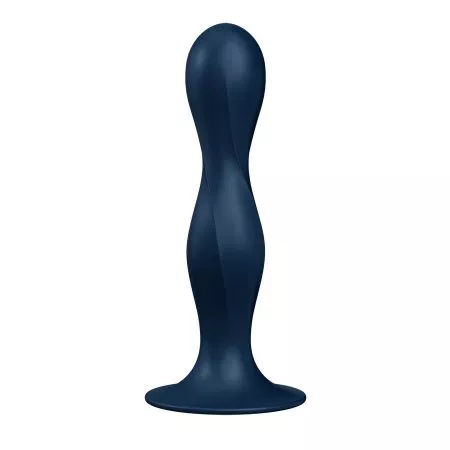 Satisfyer Double Ball-R dildo z kulkami gejszy Dark Blue