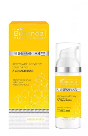Bielenda Professional Supremelab, Barrier Renew, intensywnie odżywczy krem na noc z Ceramidami, 50ml
