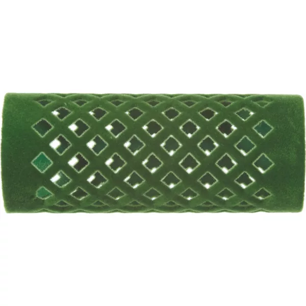 Efalock Flocked Curler, wałki metalowe flokowane 65mm/24mm zielone 12szt., ref. 14100826