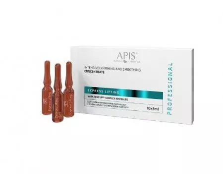Apis Ampułki Express lifting, koncentrat intensywnie napinający z kompleksem Tens UpTM, 10x3ml