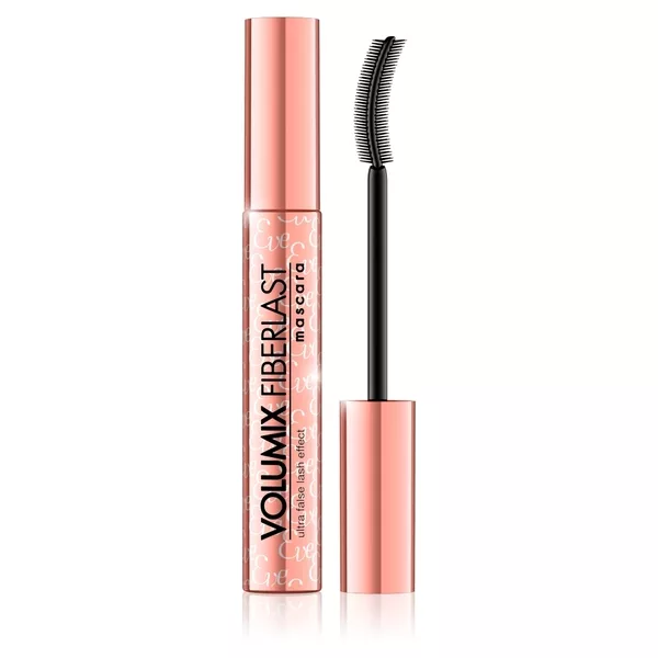 Eveline Volumix Fiberlast Volume Mascara, tusz do rzęs, podrubiająco-wydłużający, czarny, 10ml