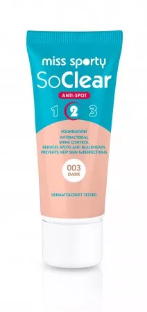 Miss Sporty So Clear Anti-Spot 2 podkład maskujący niedoskonałości 003 Dark 30ml