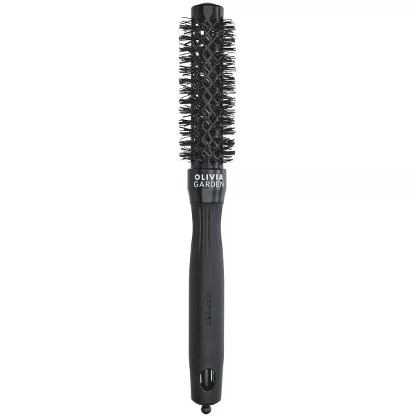 Olivia Garden Expert Blowout Shine, ceramiczna szczotka do włosów, Black 20mm