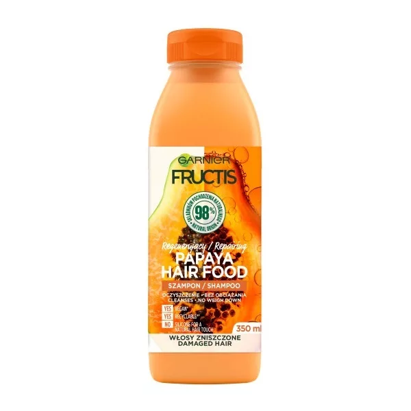 Garnier Fructis Papaya Hair Food regenerujący szampon 350ml