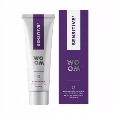 Woom Sensitive+ delikatna pasta do wrażliwych zębów 75ml