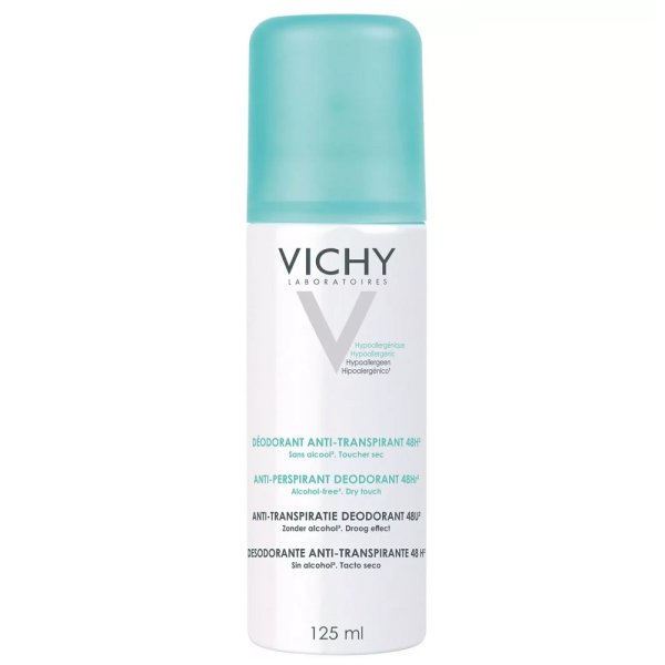 Vichy Deodorant Anti-transpirant 48h dezodorant przeciw nadmiernej potliwości 125ml (U)