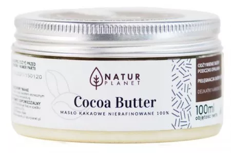 NaturPlanet, masło kakaowe, 100ml
