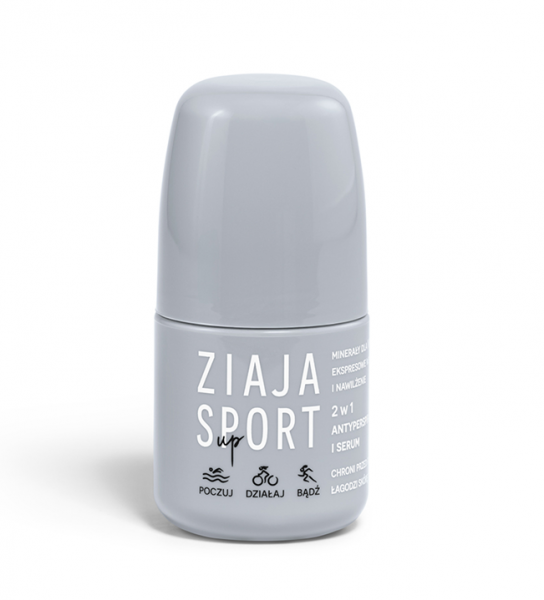 Ziaja Sport, 2w1 antyperspirant i serum, 60ml
