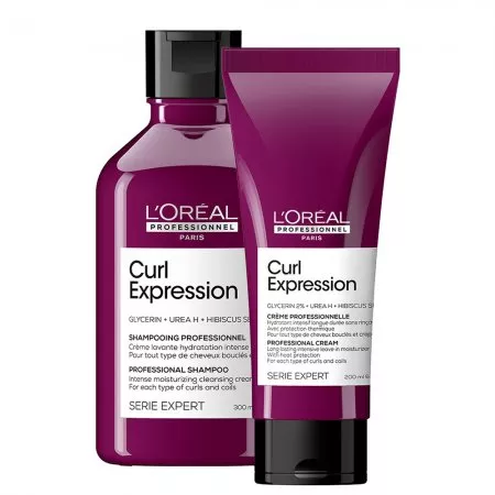 Loreal Curl Expression, zestaw intensywnie nawilżający do loków i fal, 300ml+200ml