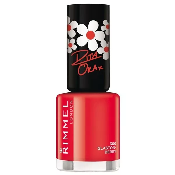 Rimmel 60 Seconds Super Shine by Rita Ora lakier do paznokci 300 Glaston-Berry 8ml