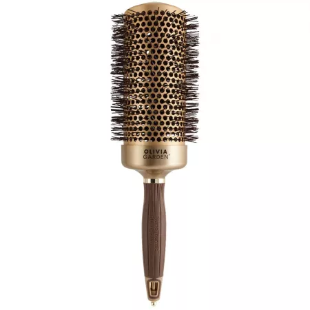 Olivia Garden Expert Blowout Shine, szczotka do włosów XL, gold, 65mm