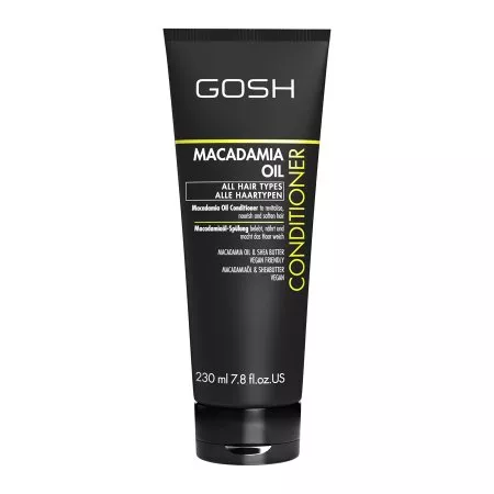 GOSH Macadamia Oil, odżywka do włosów, 230ml