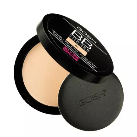 Gosh BB, prasowany puder do twarzy, matujący, 6,5g, 04 Beige