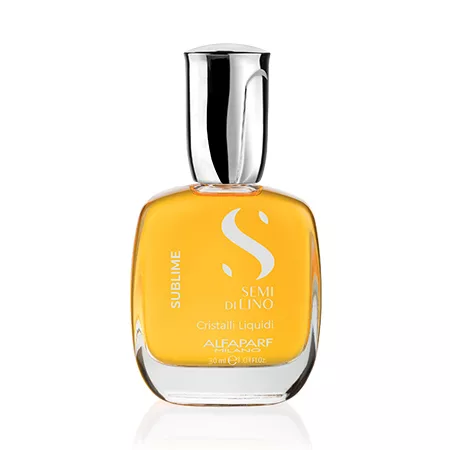 Alfaparf Milano Semi di Lino Sublime, płynne kryształki do wszystkich rodzajów włosów, 30ml