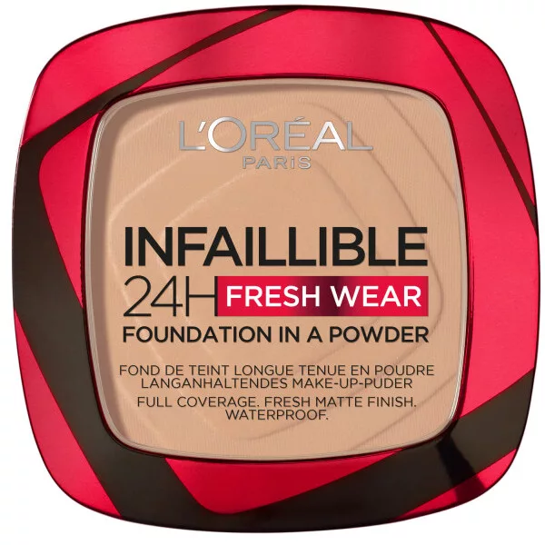 L'Oreal Paris Infaillible 24H Fresh Wear Foundation in a powder, podkład 120 Vanilla, 9g