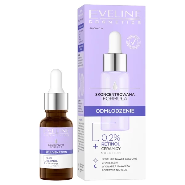 Eveline Cosmetics Skoncentrowana Formuła, Serum Odmłodzenie, 18ml