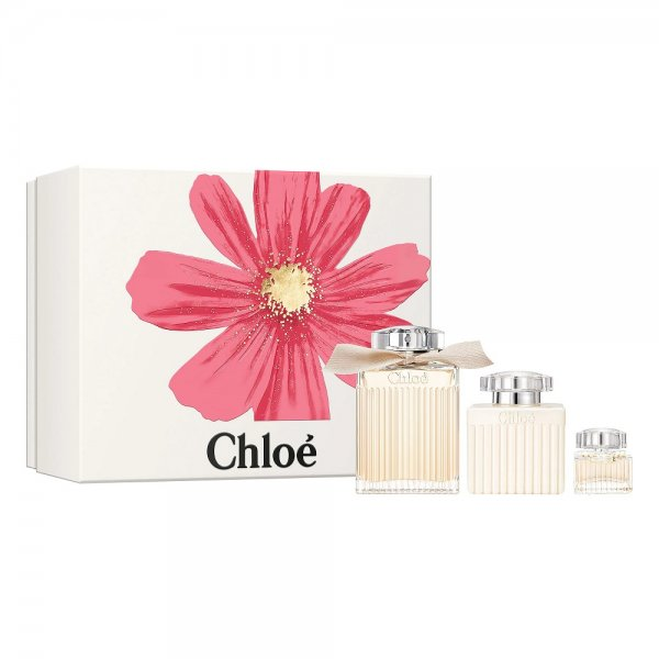 Chloe zestaw woda perfumowana spray 100ml + woda perfumowana 5ml + balsam do ciała 100ml (W)