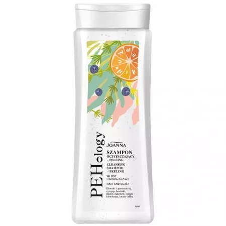 Joanna Pehology, szampon oczyszczający-peeling do włosów i skóry głowy, 300ml