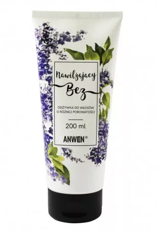 Anwen Nawilżający Bez, odżywka do włosów o różnej porowatości, 200ml