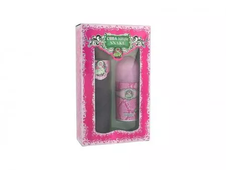 Cuba Original Cuba Jungle Snake zestaw woda perfumowana spray 100ml + dezodorant roll-on 50ml (W)