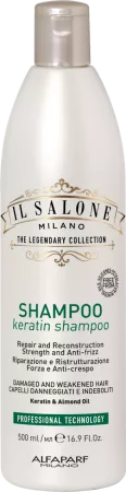Il Salone Milano Keratin, szampon do włosów zniszczonych, 500ml