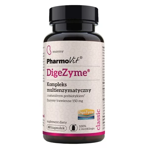 Pharmovit Digezyme® 150 mg suplement diety 60 kapsułek