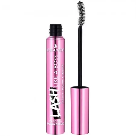 Essence LASH LIKE A BOSS INSTANT VOLUME & LENGTH ULTRA BLACK, maskara pogrubiająco-wydłużająca, 9,5ml