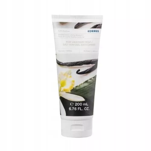 Korres Mediterranean Vanilla Blossom, nawilżające mleczko do ciała z olejkiem migdałowym, 200ml