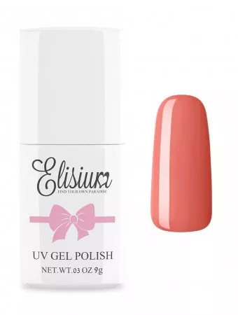 Elisium, lakier hybrydowy 012 Sunny Orange, 9g