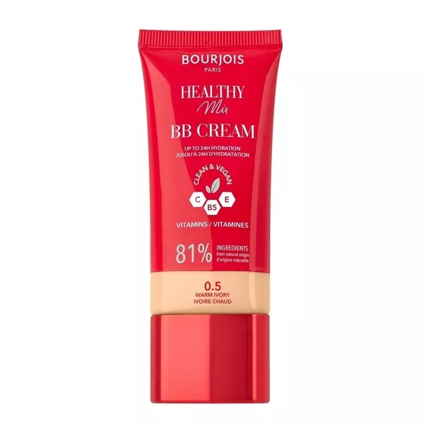 Bourjois Healthy Mix kryjący krem BB z kompleksem witamin 0.5 Warm Ivory 30ml