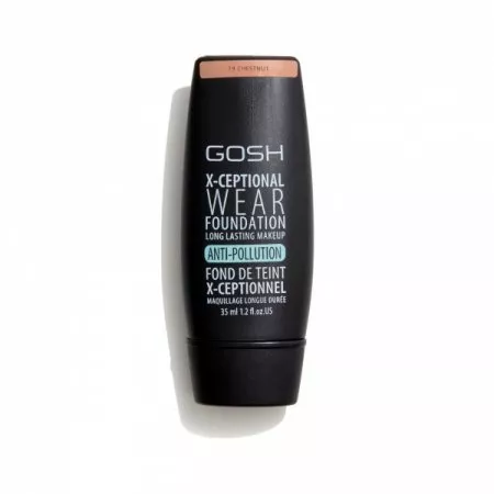 Gosh X-ceptional Wear, podkład pod makijaż, 19 Chestnut, 35ml