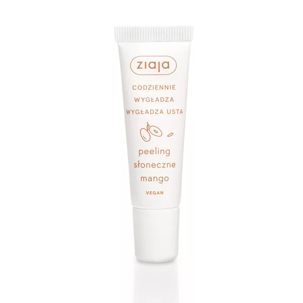 Ziaja Pielęgnacja ust, peeling do ust, słoneczne mango, 12ml - data ważności (4.2026)