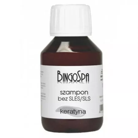 BingoSpa Szampon bez SLES/SLS skrzyp polny i keratyna 100ml