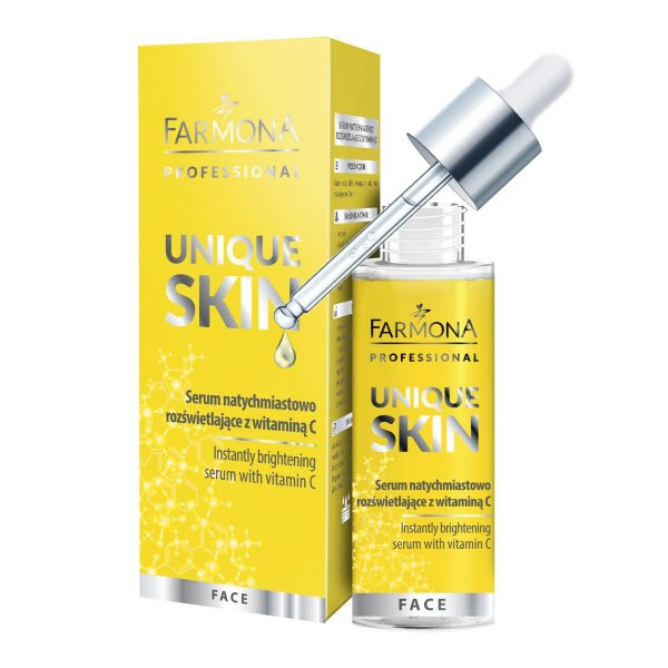 Farmona Professional Unique Skin, krem natychmiastowo rozświetlający z witaminą C, 30ml