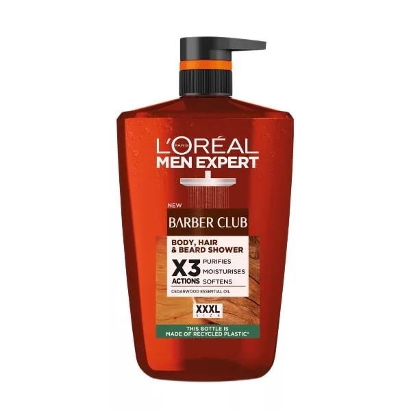 L'Oreal Paris Men Expert Barber Club 3w1 żel do mycia ciała włosów i brody 1000ml