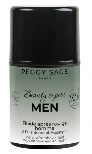 Peggy Sage Beauty Expert Men, płyn po goleniu dla mężczyzn z alantoina i aquaxyl, 50ml
