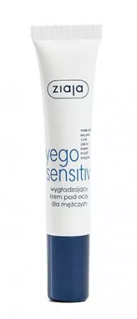 Ziaja Yego Sensitiv, wygładzający krem pod oczy, 15ml