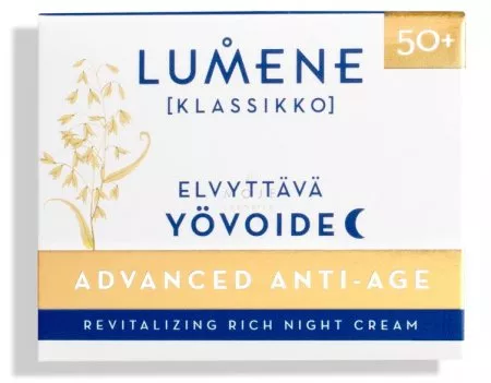 Lumene KLASSIKKO, Przeciwzmarszczkowy krem rewitalizujący na noc 50+, 50ml