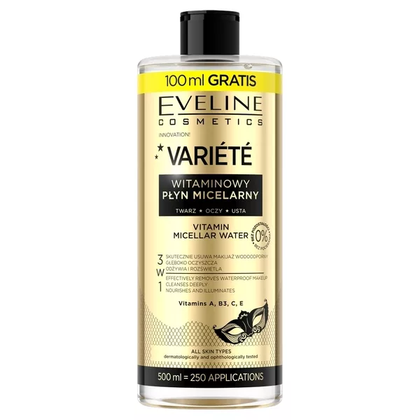Eveline Cosmetics Variete witaminowy płyn micelarny 500ml