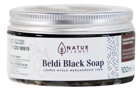 NaturPlanet, czarne mydło marokańskie, 100ml