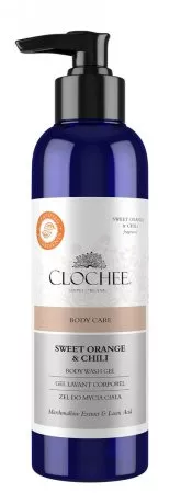Clochee, żel do mycia ciała, Sweet Orange & Chili, 250ml
