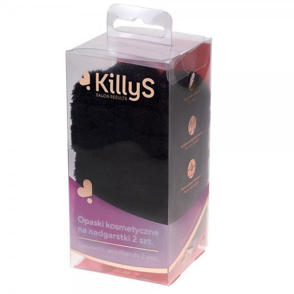 KillyS Opaski kosmetyczne na nadgarstki Mix kolorów 2szt.